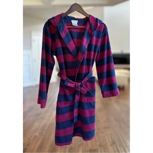 Kid’s Striped Hooded Robe